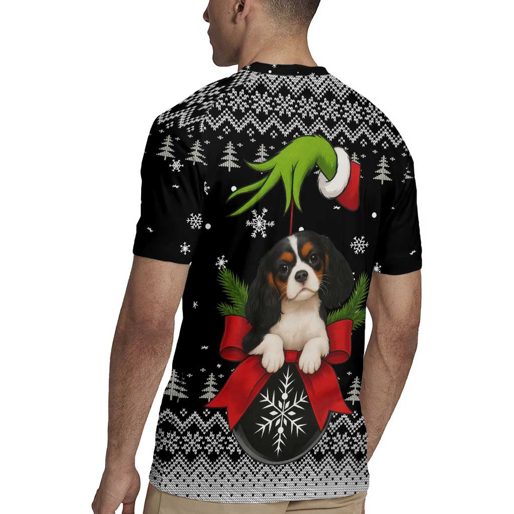 Cavalier King Charles Spaniel Xmas Ball Christmas Rugby Jersey Xmas Holiday Patterns - Wonder Print Shop