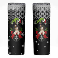 Cavalier King Charles Spaniel Xmas Ball Christmas Skinny Tumbler Xmas Holiday Patterns - Wonder Print Shop
