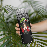 Cavalier King Charles Spaniel Xmas Ball Christmas Skinny Tumbler Xmas Holiday Patterns - Wonder Print Shop
