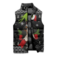 Cavalier King Charles Spaniel Xmas Ball Christmas Sleeveless Puffer Jacket Xmas Holiday Patterns - Wonder Print Shop