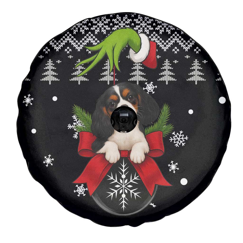 Cavalier King Charles Spaniel Xmas Ball Christmas Spare Tire Cover Xmas Holiday Patterns - Wonder Print Shop