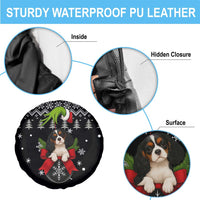 Cavalier King Charles Spaniel Xmas Ball Christmas Spare Tire Cover Xmas Holiday Patterns - Wonder Print Shop