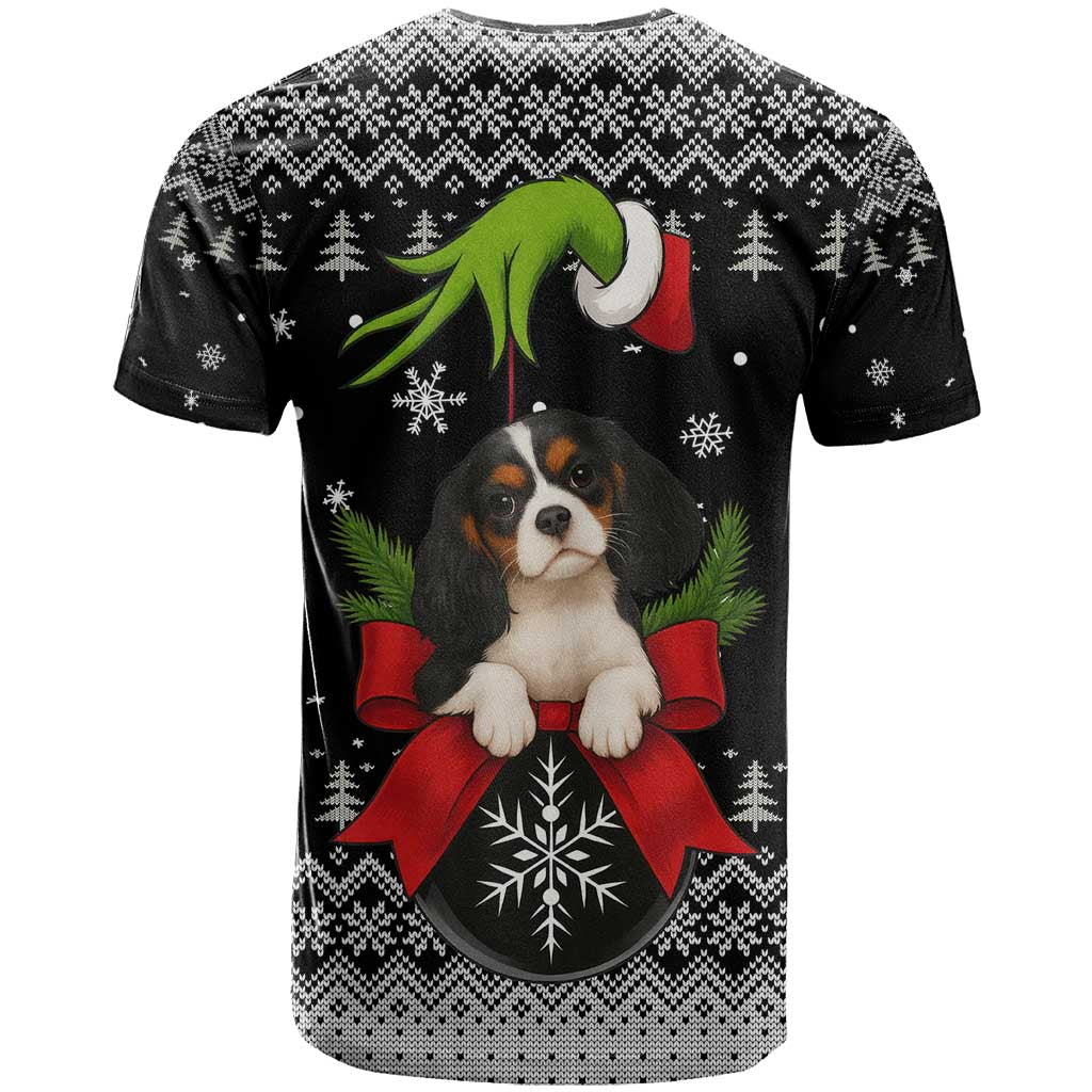Cavalier King Charles Spaniel Xmas Ball Christmas T Shirt Xmas Holiday Patterns - Wonder Print Shop