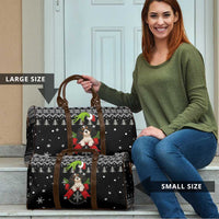 Cavalier King Charles Spaniel Xmas Ball Christmas Travel Bag Xmas Holiday Patterns - Wonder Print Shop