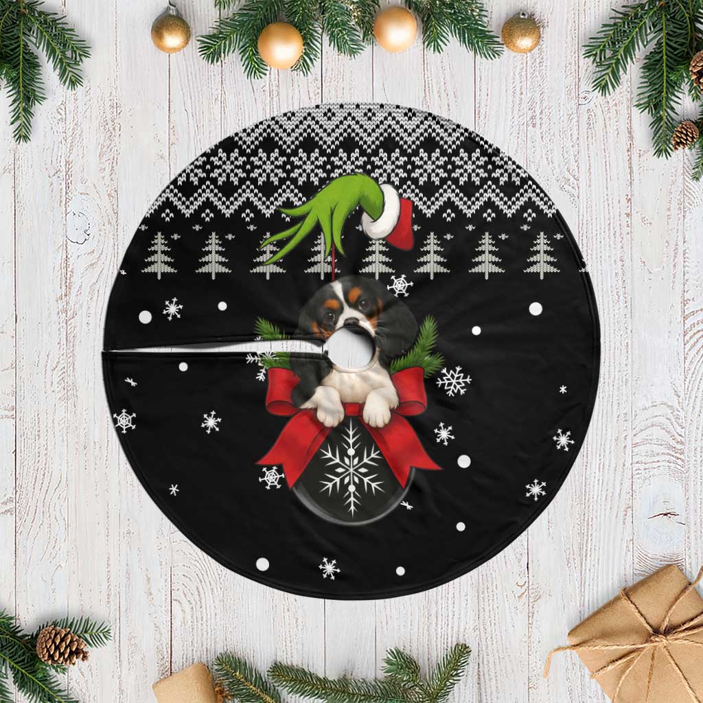Cavalier King Charles Spaniel Xmas Ball Christmas Tree Skirt Xmas Holiday Patterns - Wonder Print Shop