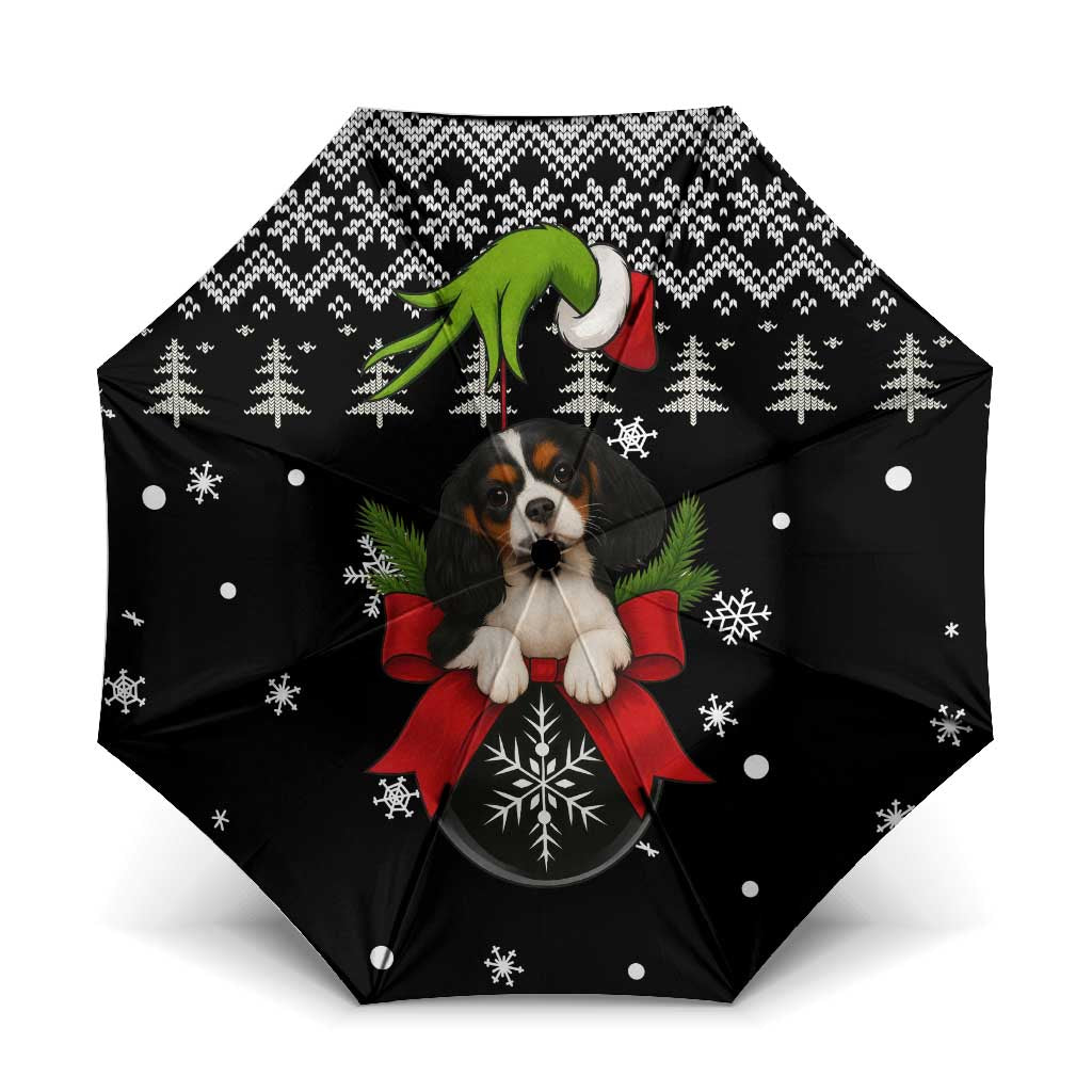 Cavalier King Charles Spaniel Xmas Ball Christmas Umbrella Xmas Holiday Patterns - Wonder Print Shop
