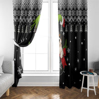 Cavalier King Charles Spaniel Xmas Ball Christmas Window Curtain Xmas Holiday Patterns - Wonder Print Shop