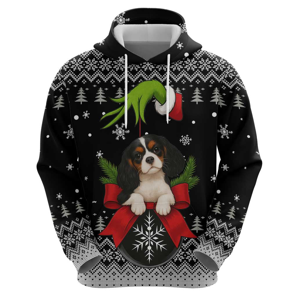 Cavalier King Charles Spaniel Xmas Ball Christmas Zip Hoodie Xmas Holiday Patterns - Wonder Print Shop