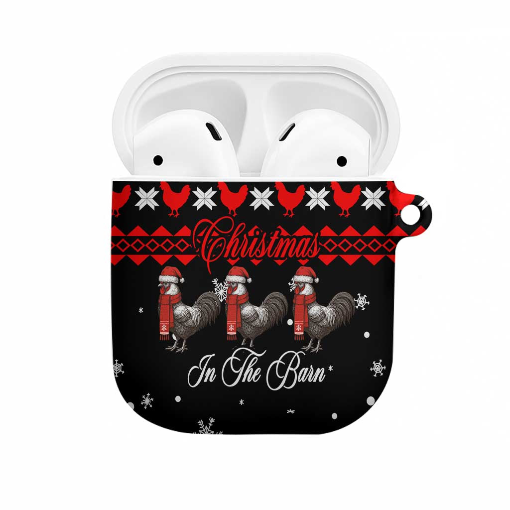 Chicken Farm Christmas AirPods Case Xmas Holiday Patterns - Wonder Print Shop