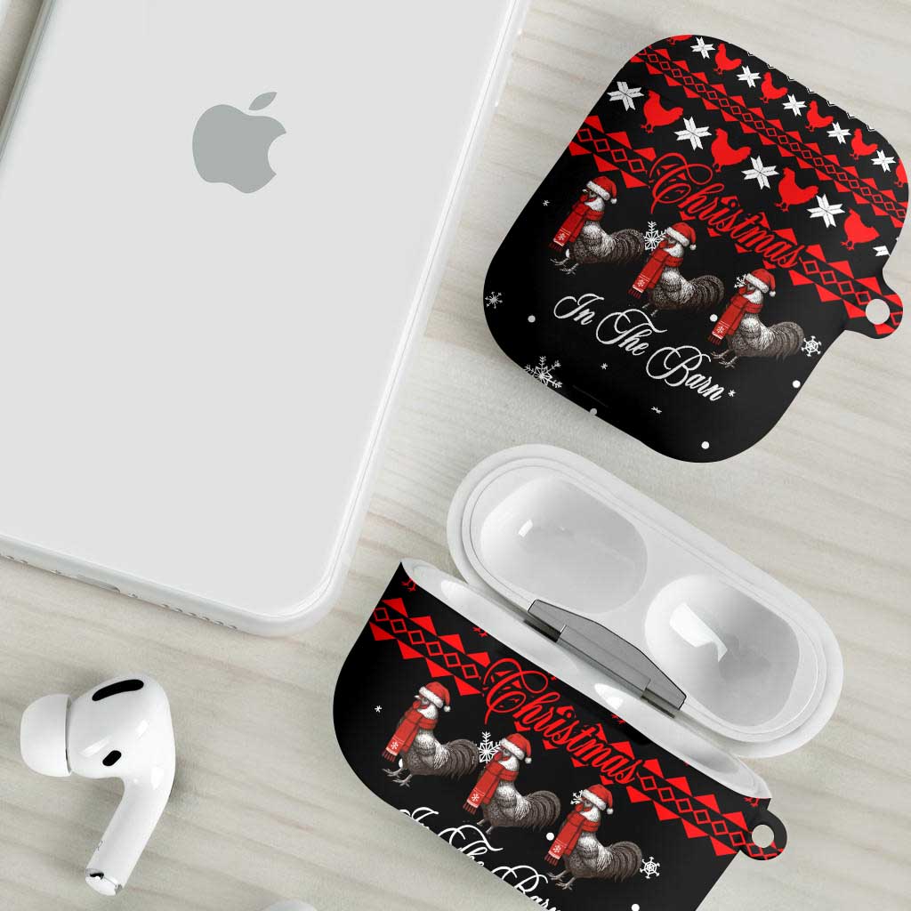 Chicken Farm Christmas AirPods Case Xmas Holiday Patterns - Wonder Print Shop