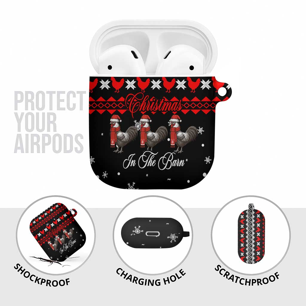 Chicken Farm Christmas AirPods Case Xmas Holiday Patterns - Wonder Print Shop