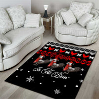 Chicken Farm Christmas Area Rug Xmas Holiday Patterns - Wonder Print Shop