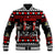 Chicken Farm Christmas Baseball Jacket Xmas Holiday Patterns - Wonder Print Shop