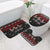 Chicken Farm Christmas Bathroom Set Xmas Holiday Patterns - Wonder Print Shop
