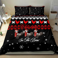 Chicken Farm Christmas Bedding Set Xmas Holiday Patterns - Wonder Print Shop
