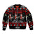 Chicken Farm Christmas Bomber Jacket Xmas Holiday Patterns - Wonder Print Shop
