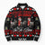 Chicken Farm Christmas Bomber Puffer Jacket Xmas Holiday Patterns - Wonder Print Shop