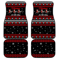 Chicken Farm Christmas Car Mats Xmas Holiday Patterns - Wonder Print Shop