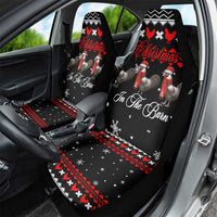 Chicken Farm Christmas Car Seat Cover Xmas Holiday Patterns - Wonder Print Shop