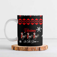 Chicken Farm Christmas Ceramic Mug Xmas Holiday Patterns - Wonder Print Shop