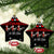 Chicken Farm Christmas Ceramic Ornament Xmas Holiday Patterns - Wonder Print Shop