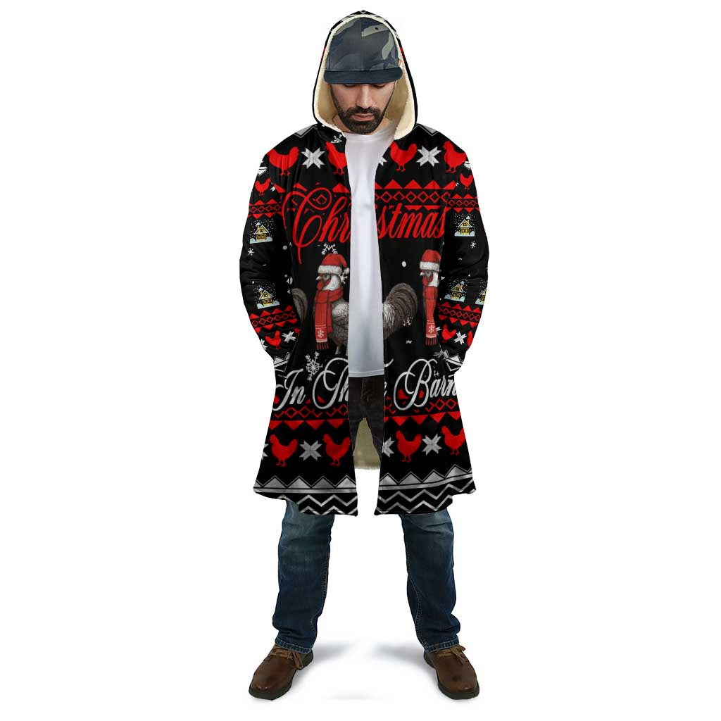 Chicken Farm Christmas Cloak Xmas Holiday Patterns - Wonder Print Shop