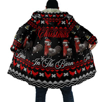 Chicken Farm Christmas Cloak Xmas Holiday Patterns - Wonder Print Shop
