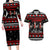 Chicken Farm Christmas Couples Matching Long Sleeve Bodycon Dress and Hawaiian Shirt Xmas Holiday Patterns - Wonder Print Shop