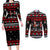 Chicken Farm Christmas Couples Matching Long Sleeve Bodycon Dress and Long Sleeve Button Shirt Xmas Holiday Patterns - Wonder Print Shop