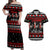 Chicken Farm Christmas Couples Matching Off Shoulder Maxi Dress and Hawaiian Shirt Xmas Holiday Patterns - Wonder Print Shop