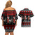 Chicken Farm Christmas Couples Matching Off Shoulder Short Dress and Hawaiian Shirt Xmas Holiday Patterns - Wonder Print Shop