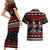 Chicken Farm Christmas Couples Matching Short Sleeve Bodycon Dress and Hawaiian Shirt Xmas Holiday Patterns - Wonder Print Shop