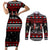 Chicken Farm Christmas Couples Matching Short Sleeve Bodycon Dress and Long Sleeve Button Shirt Xmas Holiday Patterns - Wonder Print Shop