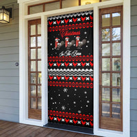 Chicken Farm Christmas Door Cover Xmas Holiday Patterns - Wonder Print Shop