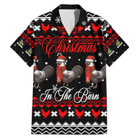 Chicken Farm Christmas Family Matching Mermaid Dress and Hawaiian Shirt Xmas Holiday Patterns - Wonder Print Shop