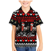 Chicken Farm Christmas Family Matching Mermaid Dress and Hawaiian Shirt Xmas Holiday Patterns - Wonder Print Shop