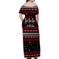 Chicken Farm Christmas Family Matching Off Shoulder Maxi Dress and Hawaiian Shirt Xmas Holiday Patterns - Wonder Print Shop