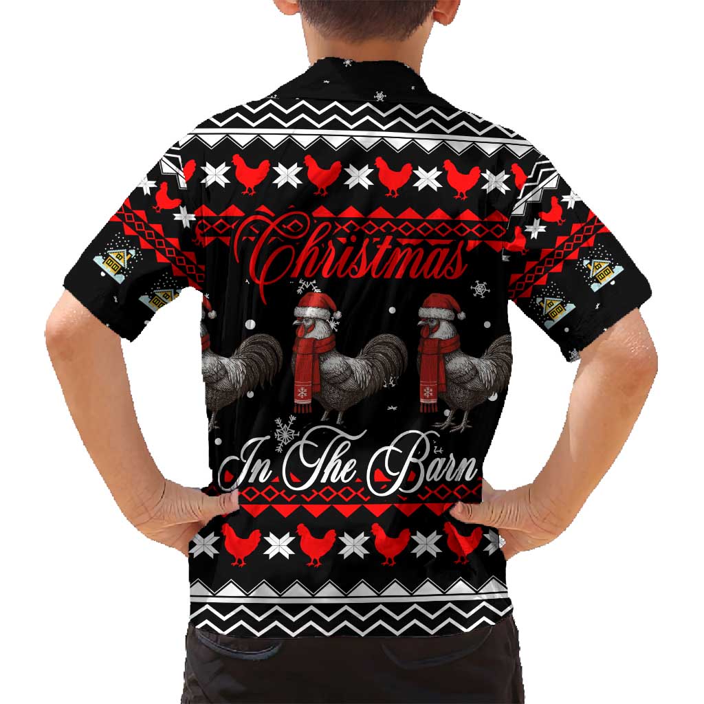 Chicken Farm Christmas Family Matching Puletasi and Hawaiian Shirt Xmas Holiday Patterns - Wonder Print Shop