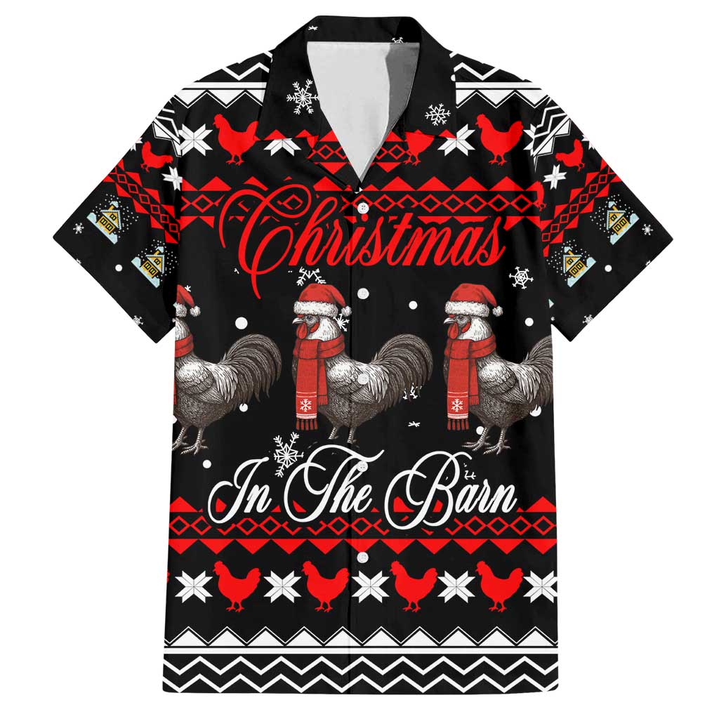 Chicken Farm Christmas Family Matching Puletasi and Hawaiian Shirt Xmas Holiday Patterns - Wonder Print Shop