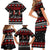Chicken Farm Christmas Family Matching Short Sleeve Bodycon Dress and Hawaiian Shirt Xmas Holiday Patterns - Wonder Print Shop