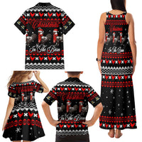 Chicken Farm Christmas Family Matching Tank Maxi Dress and Hawaiian Shirt Xmas Holiday Patterns - Wonder Print Shop
