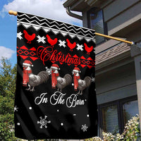 Chicken Farm Christmas Garden Flag Xmas Holiday Patterns - Wonder Print Shop