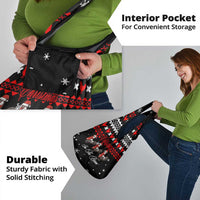 Chicken Farm Christmas Grocery Bag Xmas Holiday Patterns - Wonder Print Shop