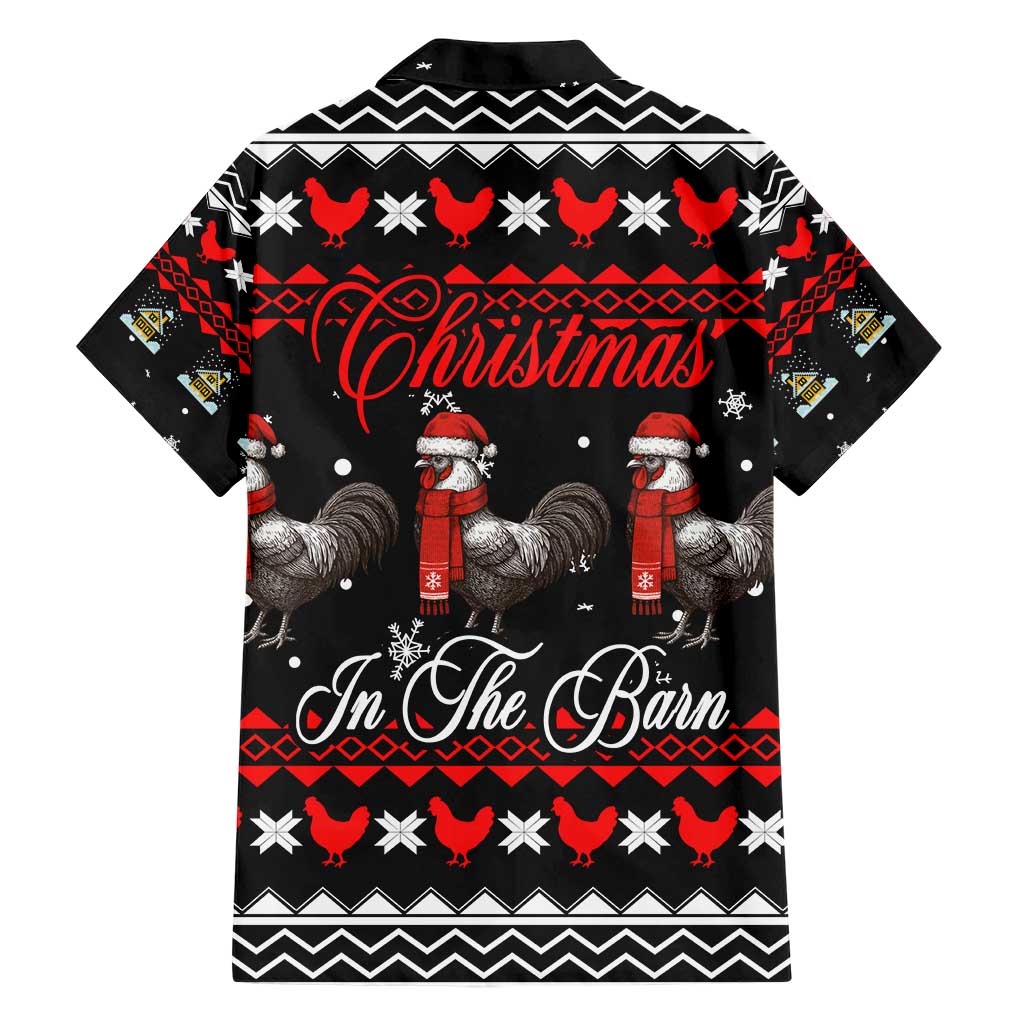 Chicken Farm Christmas Hawaiian Shirt Xmas Holiday Patterns - Wonder Print Shop