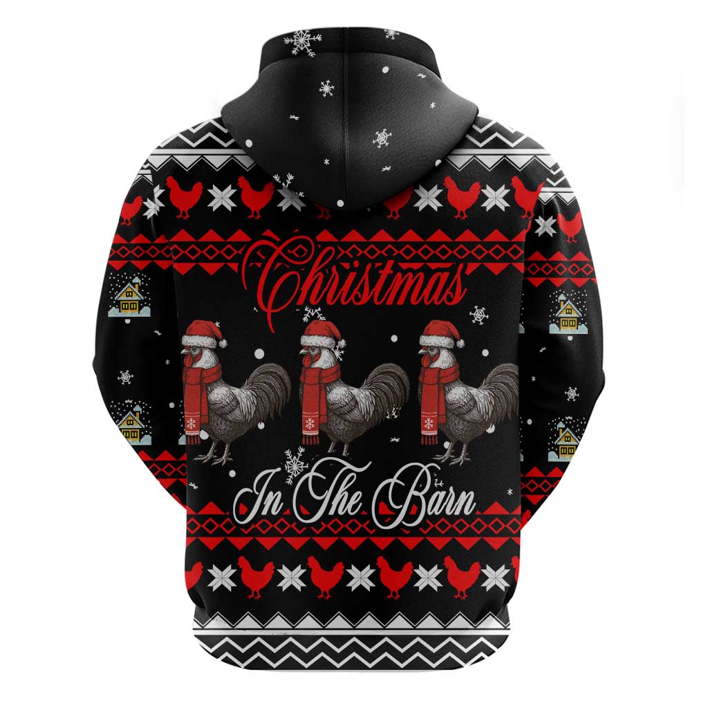 Chicken Farm Christmas Hoodie Xmas Holiday Patterns - Wonder Print Shop
