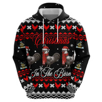 Chicken Farm Christmas Hoodie Xmas Holiday Patterns - Wonder Print Shop