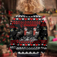 Chicken Farm Christmas Kid Ugly Christmas Sweater Xmas Holiday Patterns - Wonder Print Shop