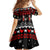 Chicken Farm Christmas Kid Short Sleeve Dress Xmas Holiday Patterns - Wonder Print Shop