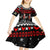 Chicken Farm Christmas Kid Short Sleeve Dress Xmas Holiday Patterns - Wonder Print Shop