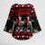 Chicken Farm Christmas Kimono Sleeve Blouse Xmas Holiday Patterns - Wonder Print Shop
